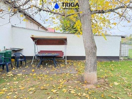 Sitzgelegenheit im Garten 