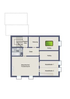 Unverbindlicher Grundriss Untergeschoss