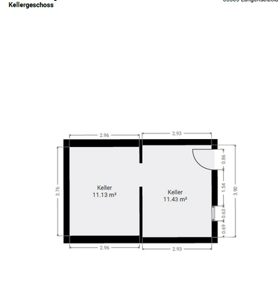 Grundriss Kellergeschoss