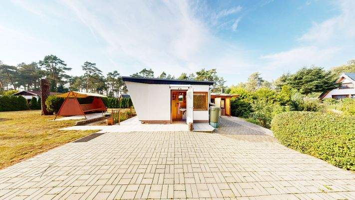 Bungalow Seitansicht