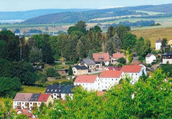 Teilansicht von Schweina und Umgebung