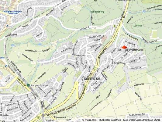 Geolyzer Kartenausschnitt