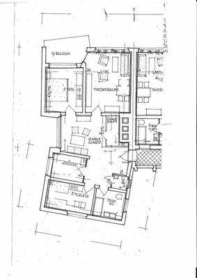 Grundriss der Wohnung