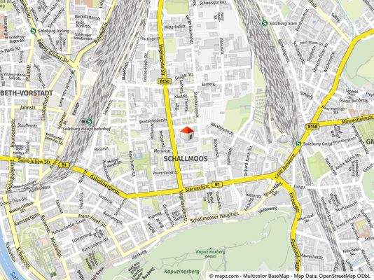 Geolyzer Kartenausschnitt