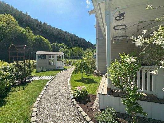 Gepflegte Rasenfläche