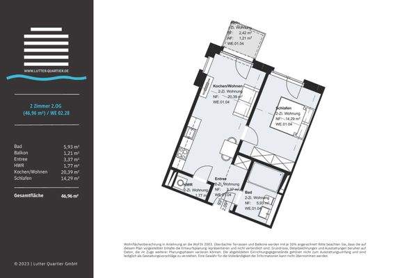 Wohnung 28 Lutter-Quartier