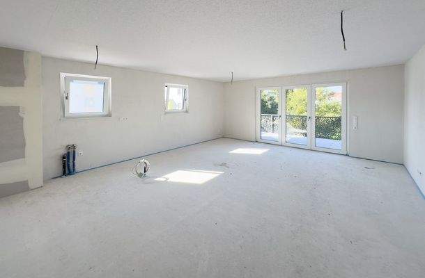 Ansicht Wohnen-Essen-Küche