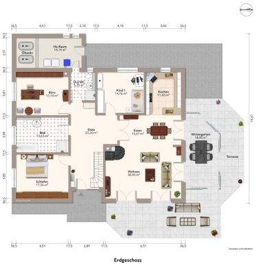 Grundriss Erdgeschoss