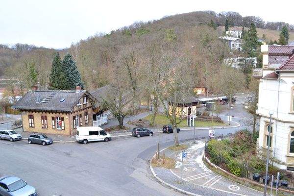 Blick zur Nerobergbahn