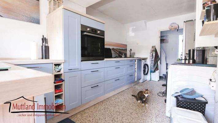 Hochwertige Einbauküche (ohne Katze)