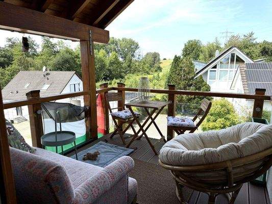 Westbalkon mit Privatspähre