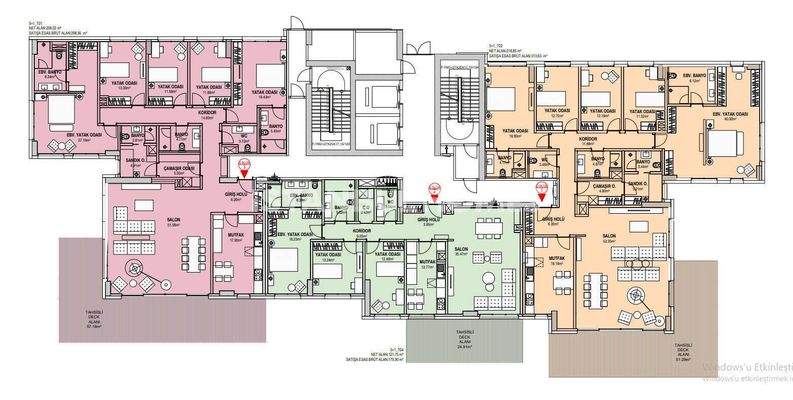 Stylish Apartments in a Project with Amenities in Sariyer Istanbul