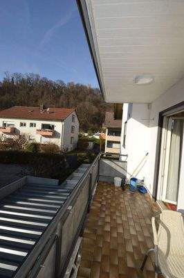 Balkon 1.OG mit Burgblick