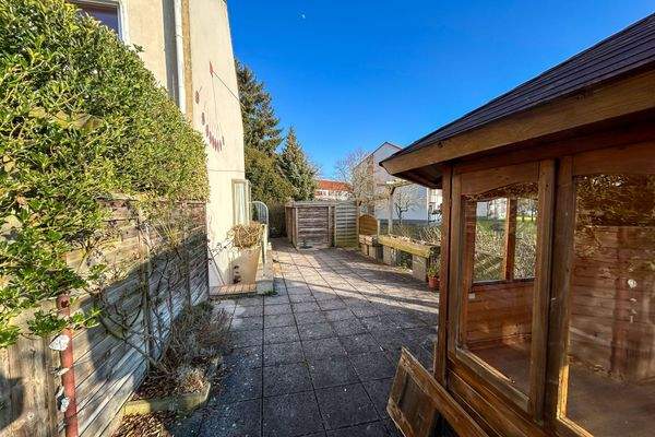 Blick auf die Terrasse