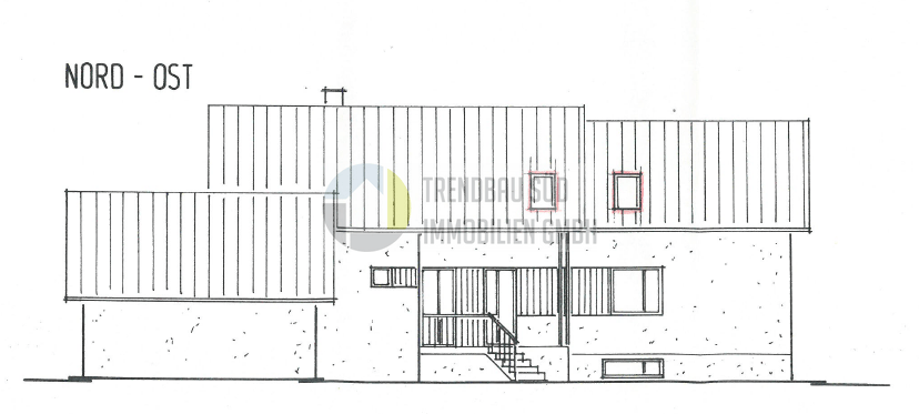 Nord-Ost Ansicht 1992