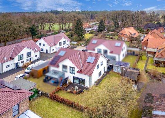 Luftansicht des Hauses