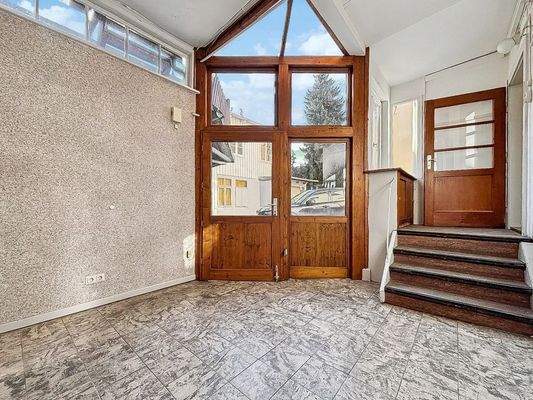 Hintereingang im Erdgeschoss