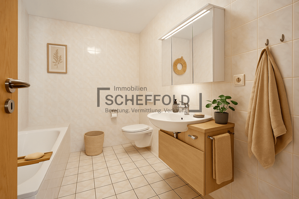 Visualisierung Badezimmer EG