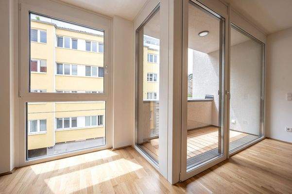 Loggia - straßenseitig