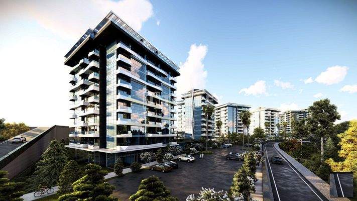 Apartments with Extensive Facilities Close to Sea in Alanya