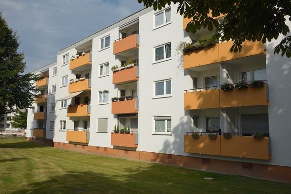 Balkon mit grüner Aussicht