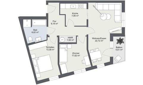 Neubrandenburg Wohnungen, Neubrandenburg Wohnung mieten
