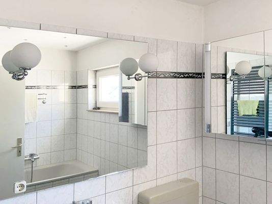 Vollbad im Dachgeschoss...