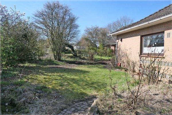 Garten an der Rückseite