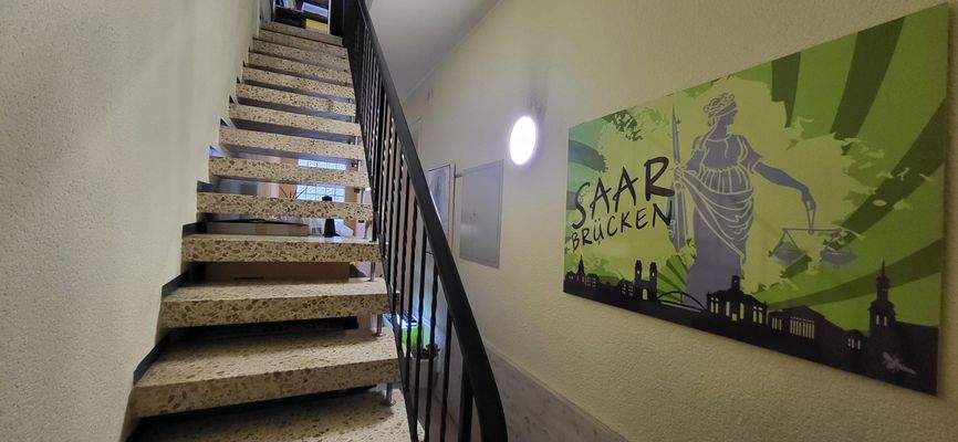 Treppenaufgang vom EG ins OG