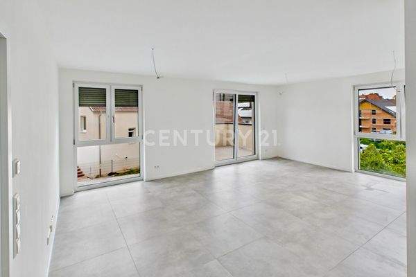 Essbereich mit bodentiefen Elementen