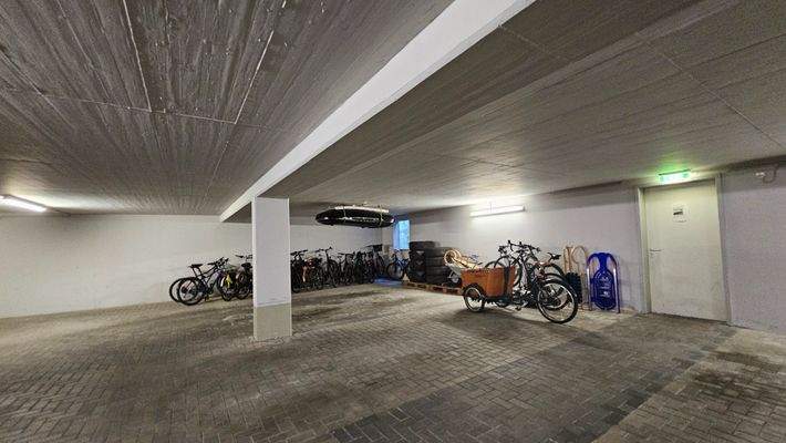 Bereich für Fahrräder