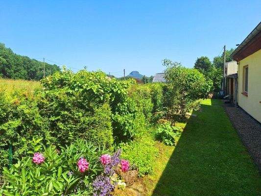 Rückseite mit Aussicht