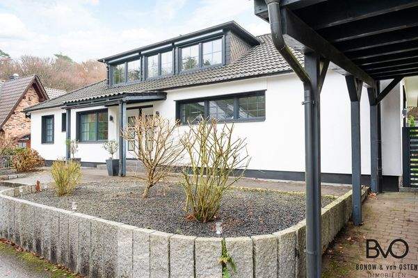 Carport direkt am Haus 