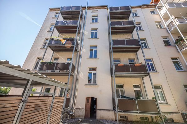 Balkonanalage Rückansicht