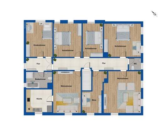 Grundriss Obergeschoss