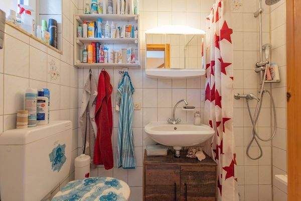 Gäste WC mit Dusche 