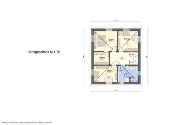 City 87 Familie Grundriss DG