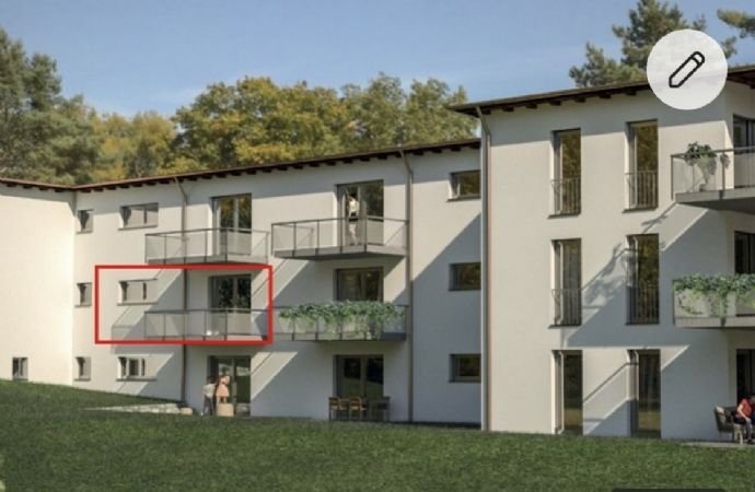 2-Zimmer-Wohnung mit großem Balkon ERSTBEZUG von PRIVAT