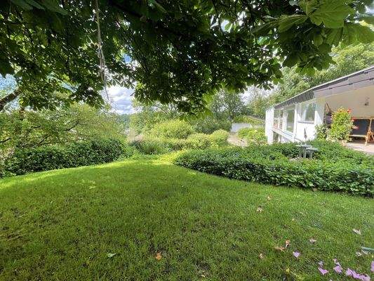 Blick in den Vorgarten