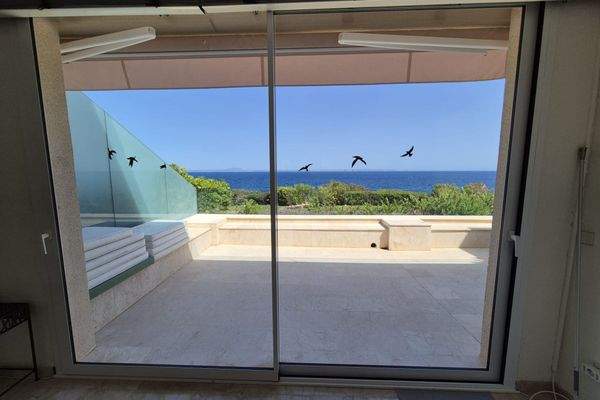 Meerblick aus dem Wohnzimmer