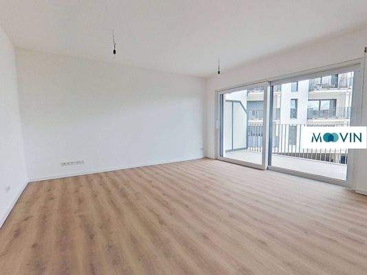 Ansicht IV: Wohn- und Esszimmer mit offenem Küchenbereich