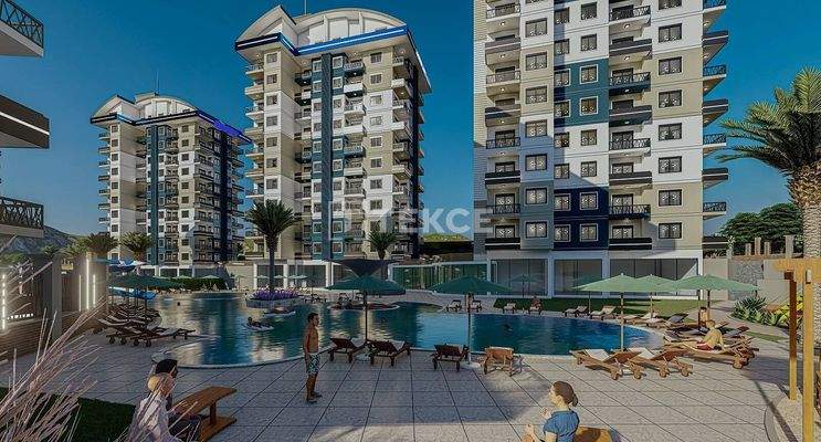 Elegant Design Apartments in Well Location in Alanya