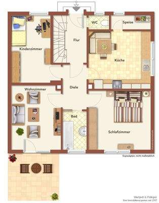 Grundriss Wohnung EG