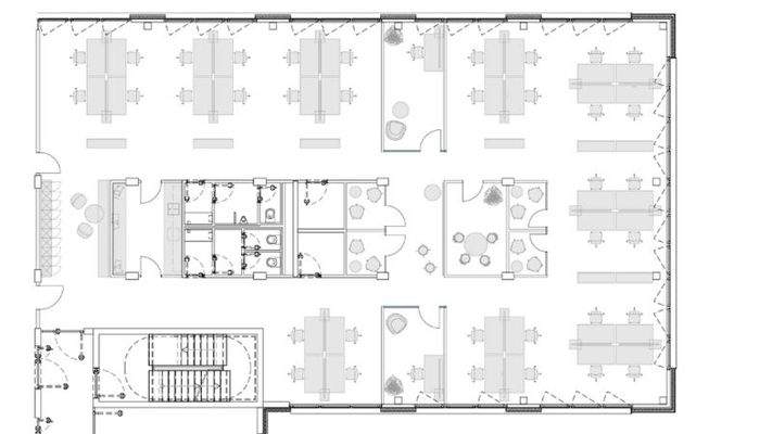 Grundriss Open Space