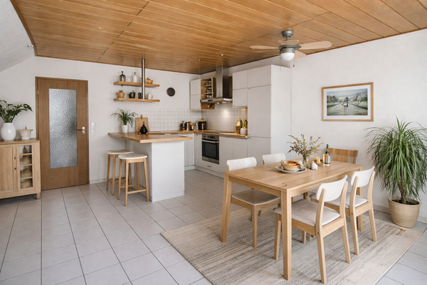 Küche & Essbereich Einrichtungsbeispiel (KI)