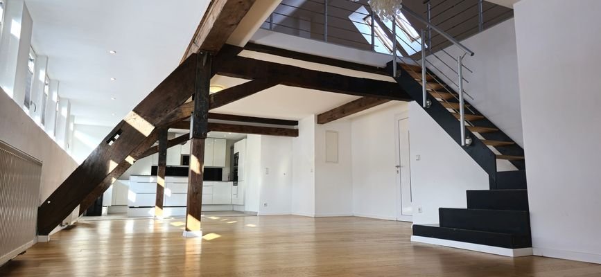 Überblick Wohnung vom Wohnzimmer aus