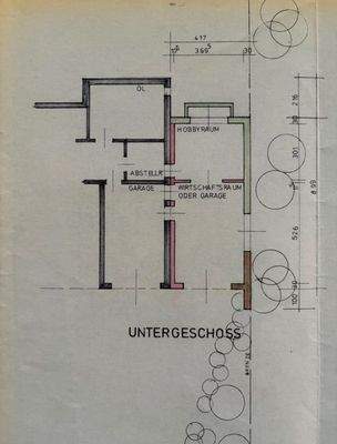 Garagenanbau mit zusätzlichem Stauraum (1978)