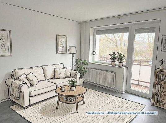 Wohnzimmer (KI-Beispiel)