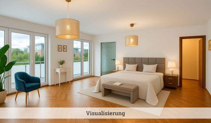 Schlafzimmer Visualisierung 