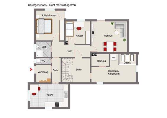 Grundriss Untergeschoss